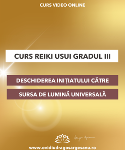 Curs: Reiki Usui Gradul 3 - Bucuresti - acces online (Seniori)