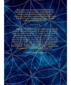 Agenda DEVENIRII. Sunt co-creatorul vietii mele-verso