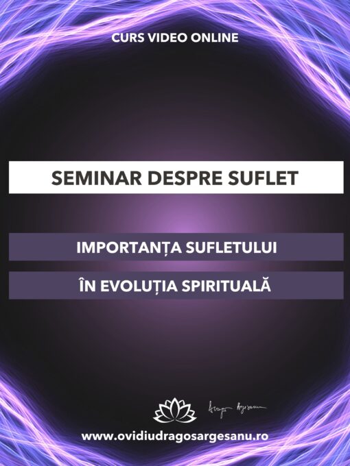 Premium seminar despre suflet Premium seminar despre suflet
